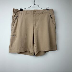 Columbia Classic Tan Men's Flat Front Shorts size‎ 40